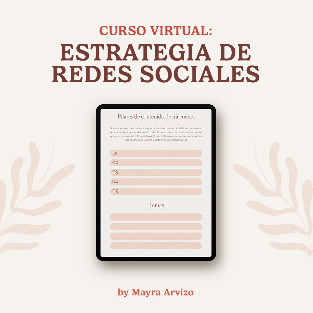 Curso virtual: Estrategia de redes sociales